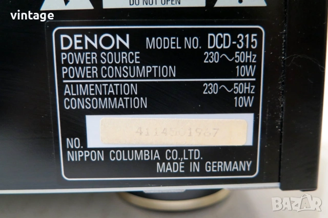 Denon DCD-315, снимка 7 - Други - 53828302