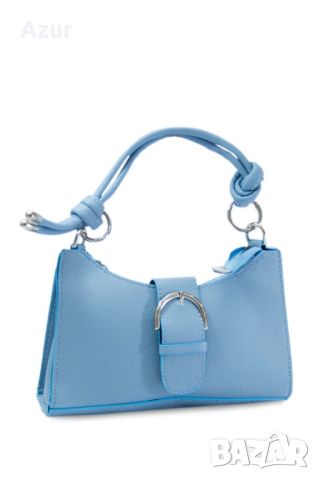 Малка дамска кожена чанта с цип, снимка 4 - Чанти - 45838170