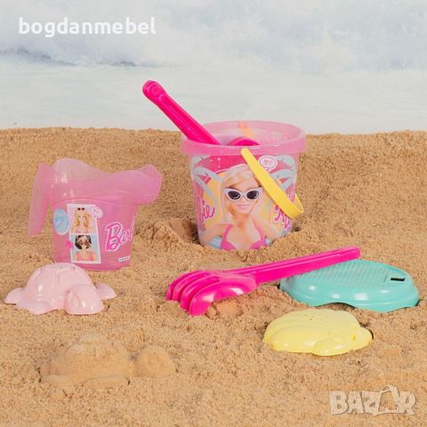 Комплект плажни играчки Barbie 8 Части 18 x 16 x 18 cm, снимка 2 - Фигурки - 46770584