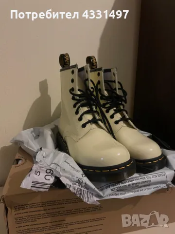 Dr. Martens 1460 Patent Leather 38 номер, снимка 1 - Дамски боти - 48372070