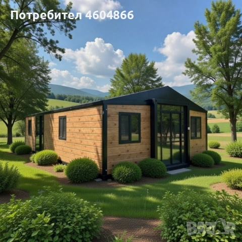 Продава парцел 648 м2 с нова къща 40 м2