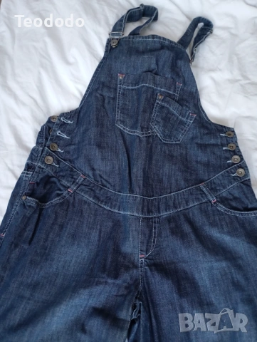 Дрехи за бременни: гащеризон, панталон марка L WAIKIKI и подарък блуза ESMARA , снимка 2 - Дрехи за бременни - 53735585