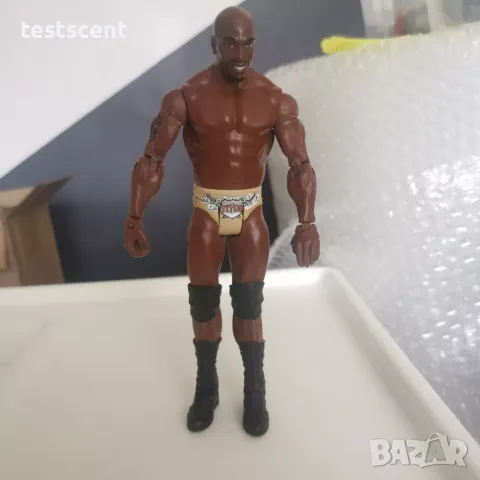 Екшън фигура 2010 WWE Titus O'Neil Тайъс О'нийл Mattel Basic figure wrestling играчка NXT, снимка 6 - Колекции - 48399749