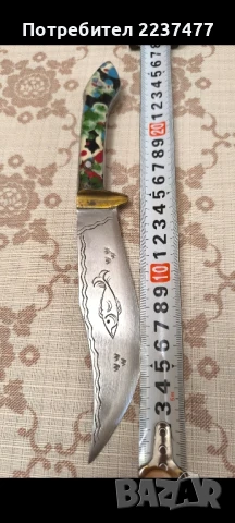 стар български нож , снимка 7 - Ножове - 51409440