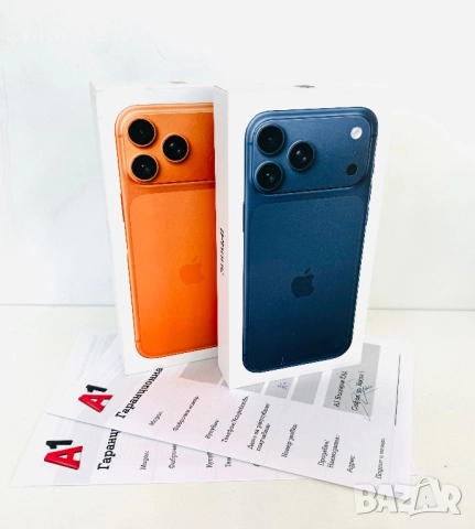 НОВ! iPhone 17 Pro Max 512GB Orange / Blue ГАРАНЦИЯ 24 Месеца!, снимка 3 - Apple iPhone - 52854469