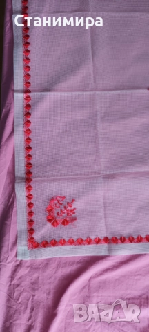 карета тюл, ръчна бродерия - 2 бр., снимка 3 - Други - 52956733