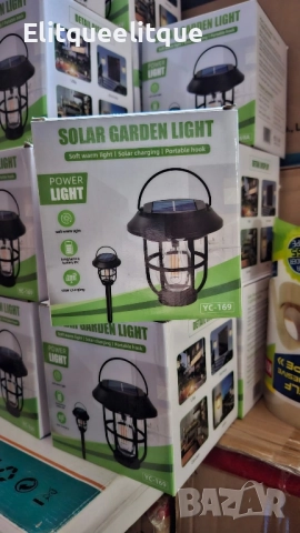 Градинска соларна лампа YH-169 с 3 режима за работа