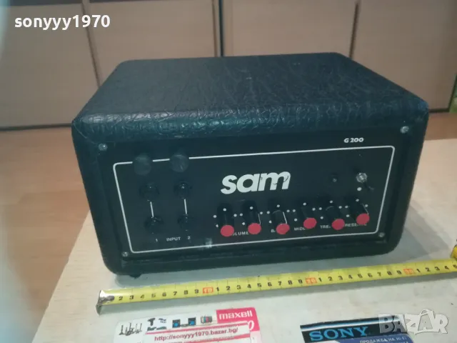 SAM G200 AMPLIFIER-ВНОС SWISS 0410241824LNWC, снимка 1 - Ресийвъри, усилватели, смесителни пултове - 47464252