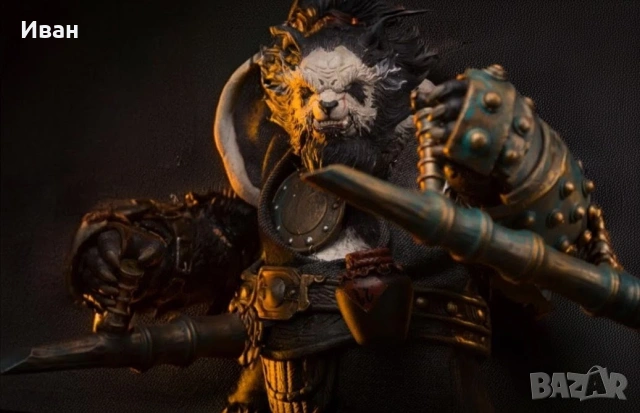 Фигурка на Черната Панда Ян / Black Panda Brother Yang от Планетата на зверовете !, снимка 9 - Фигурки - 53658386