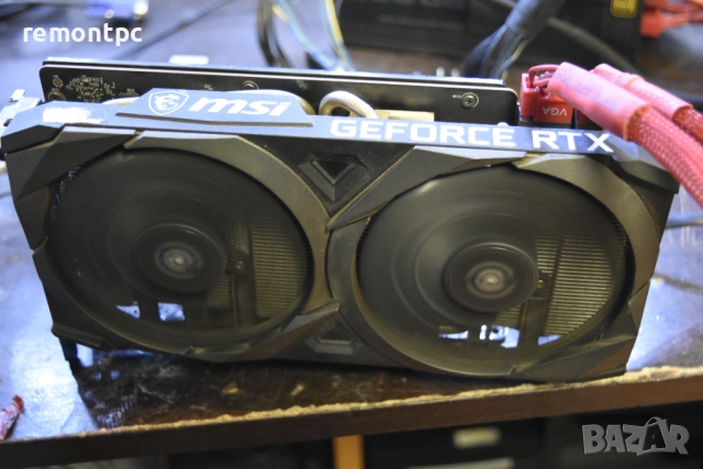 MSI Ventus Geforce RTX 3060TI 8 GB видео карта, снимка 8 - Видеокарти - 53632458