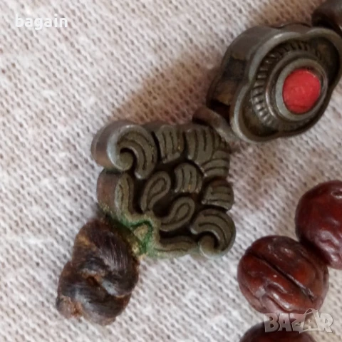 Уникален тибетски амулет- броеница., снимка 5 - Антикварни и старинни предмети - 51039625