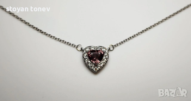 „Магично сърце“ – Ръчно изработено бижу с истинска магия в центъра!, снимка 4 - Колиета, медальони, синджири - 53775686