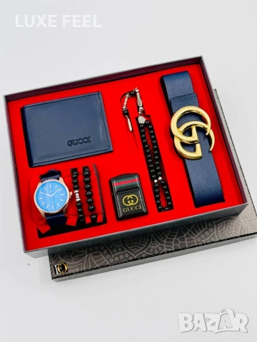 GUCCI 💎Мъжки Комплекти , снимка 2 - Подаръци за мъже - 53360104