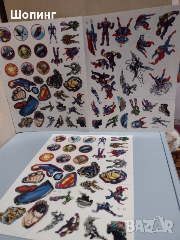 НОВО! Стикери Супермен , снимка 3 - Колекции - 51796426