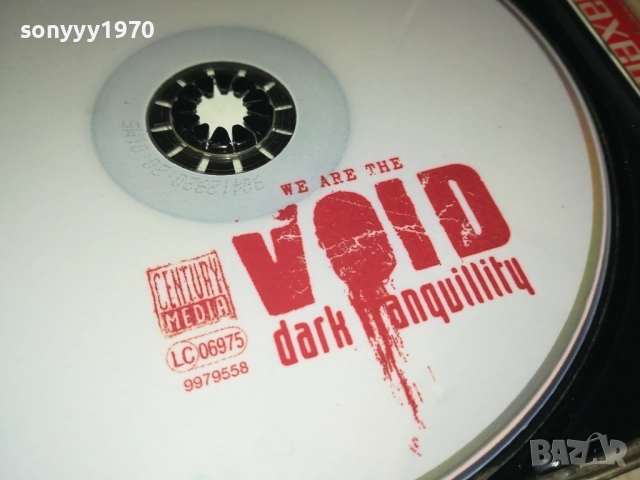 DARK TRANQUILLITY VOID CD 2510252036, снимка 8 - CD дискове - 52180361