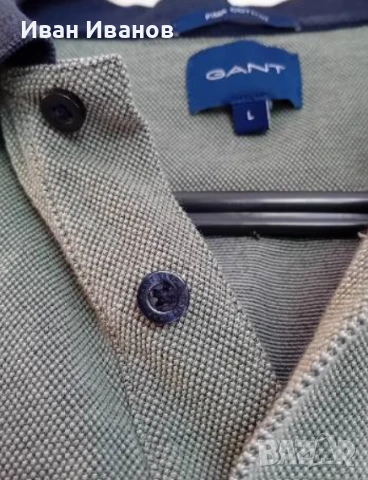Оригинална фланелка с яка Gant, снимка 3 - Тениски - 50518154