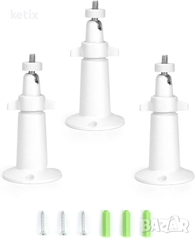 Комплект от 3 стенни стойки за камера,регулируеми на 360°, снимка 2 - Други - 52957122