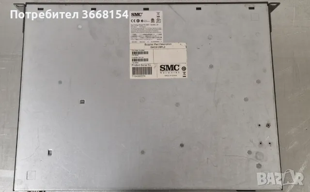 SMC6128PL2 TigerSwitch 10/100, снимка 3 - Суичове - 48988754