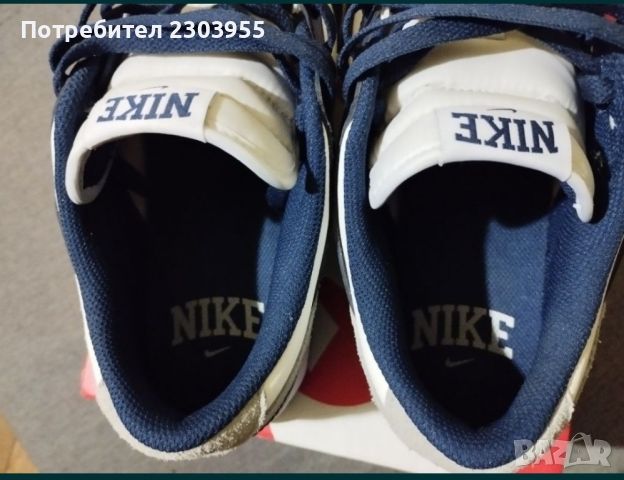 Nike Dunk Low Midnight Navy, снимка 5 - Маратонки - 46310505