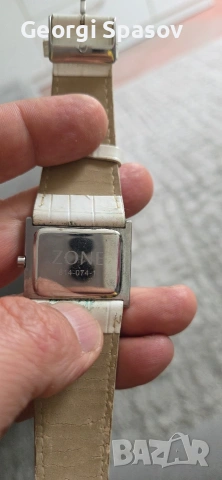 Дамски кварцов часовник с бяла каишка, снимка 8 - Дамски - 54202952