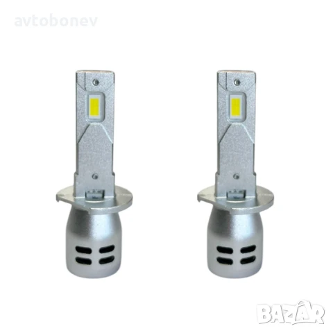 LED крушки A8 - H1/H3/H4/H7 - 6500K - 12V/36W, к-т/2бр/, снимка 2 - Аксесоари и консумативи - 51137693