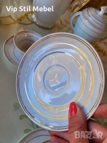 Френски сервиз за кафе LIMOGES , снимка 11 - Сервизи - 53217169