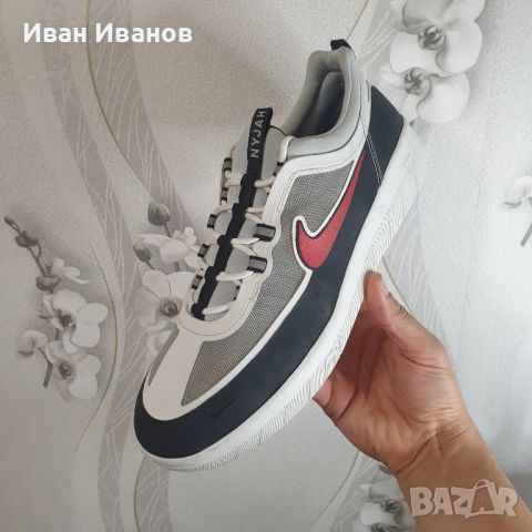  Nike SB Nyjah Free 2.0 Black Metallic Silver кецове/маратонки номер 47-47,5, снимка 10 - Маратонки - 44216394