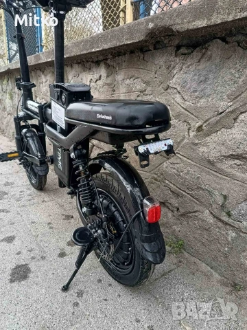 18 цола електрически алуминиев велосипед с 7 , снимка 4 - Велосипеди - 54224035