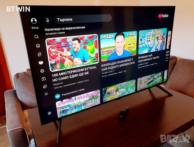 Телевизор - Samsung 50 ИНЧА - QLED - SMART TV - 4K !, снимка 5 - Телевизори - 53926020