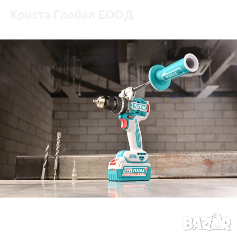 УДАРЕН Безчетков Винтоверт TOTAL Industrial 96Nm – Ver. 2026 (Jacobs Chuck), снимка 8 - Винтоверти - 53753342