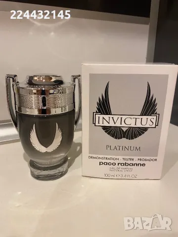 Paco Rabanne Invictus Platinum 100ml EDP Tester , снимка 1 - Мъжки парфюми - 48886291