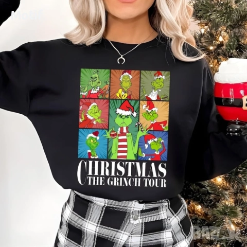 Коледни тениски с Гринч / За цялото семейство, снимка 3 - Тениски - 52522910