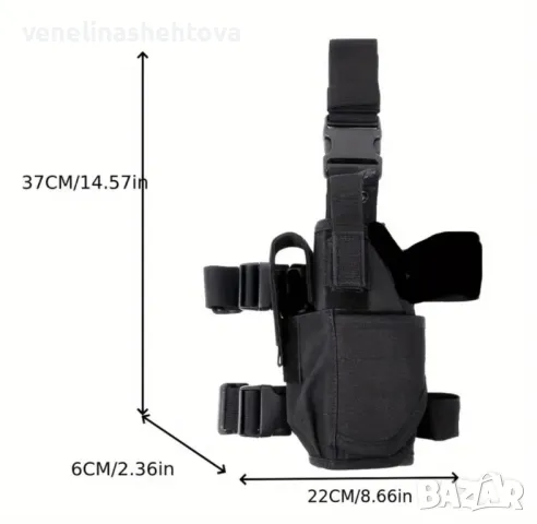 Универсален тактически кобур за пистолет за крак , снимка 4 - Оборудване и аксесоари за оръжия - 50436272