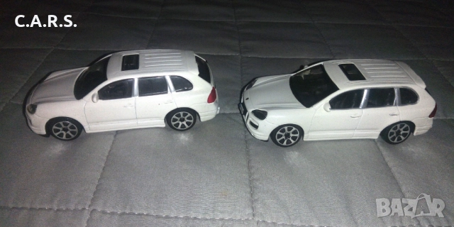 Bburago Porsche Cayenne White - Мащаб 1:43, снимка 2 - Колекции - 52898425