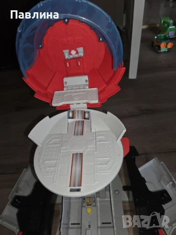 Paw Patrol: The Mighty Movie - Щаб самолетоносач Aircraft Carrier, снимка 14 - Влакчета, самолети, хеликоптери - 51179048