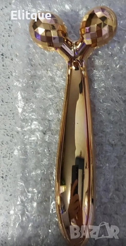 Масажен стик за лице 24K с две вибриращи топки 