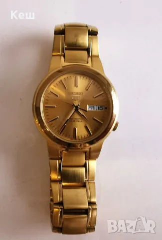 Часовник автоматичен SEIKO 5 GOLD, снимка 5 - Мъжки - 48246881