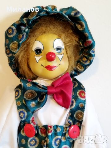 Стара кукла-клоун, снимка 3 - Колекции - 46361466