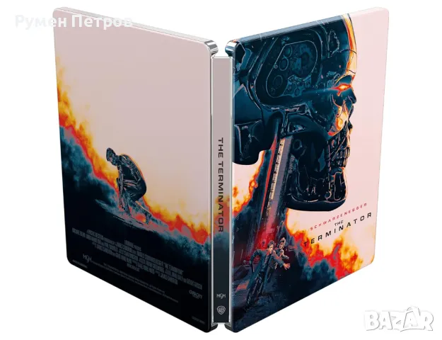 нов 4K + Blu Ray Steelbook - ТЕРМИНАТОР - TERMINATOR - без БГ субтитри, снимка 3 - Blu-Ray филми - 48345573