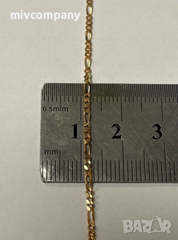 Златен синджир 3.44гр.45см., снимка 4 - Колиета, медальони, синджири - 52652159