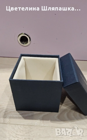 Кутия синьо подарък , снимка 2 - Декорация за дома - 52939730