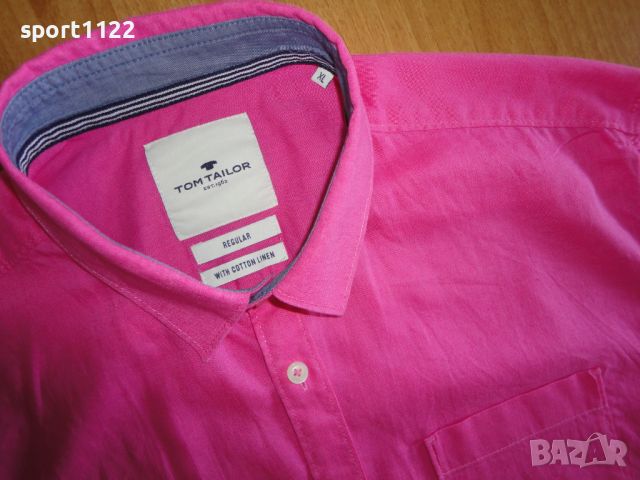 Tom Tailor/XL/нова/ленена мъжка риза, снимка 3 - Ризи - 45733002