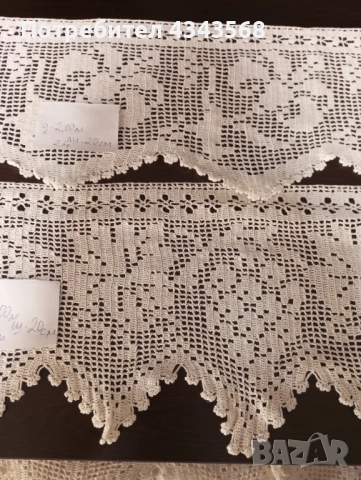 Дантела плетена на една кука, снимка 3 - Други - 52289618