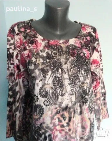 Два броя / XL / 3XL - Памучна маркова блуза "Cecil" / "Gerry Weber" , снимка 14 - Туники - 47504563