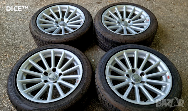 БМВ Е39 17 5х120 лети джанти BMW e36 e38 e39 e60. 235/45/17, снимка 3 - Гуми и джанти - 50573315