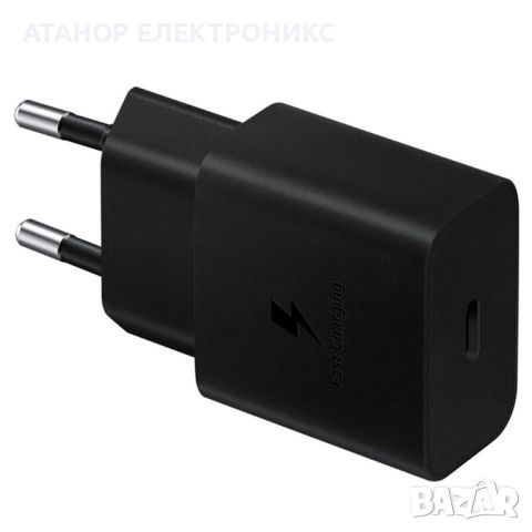  Оригинално зарядно устройство за стена - бързо зареждане Type-C 15W с кабел Type-C, снимка 2 - Оригинални зарядни - 46694790