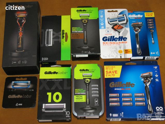 Gillette Labs Heated Razor, fusion ProGlide ,Proshield Power, снимка 1 - Мъжка козметика - 20077273