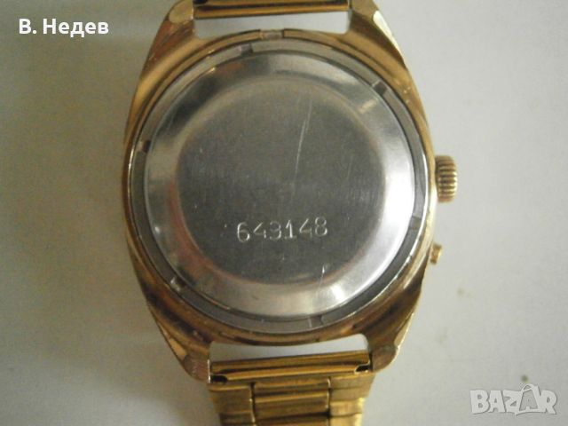 SLAVA, automatic, cal. 2427, made in USSR, case 37mm, TOP!, снимка 8 - Мъжки - 46493510