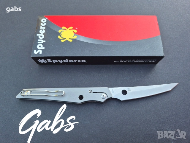 Сгъваем нож Spyderco COBOL C273, снимка 4 - Ножове - 54143240