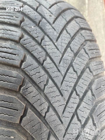 Continental winter contact 195/65/15, снимка 5 - Гуми и джанти - 53934376